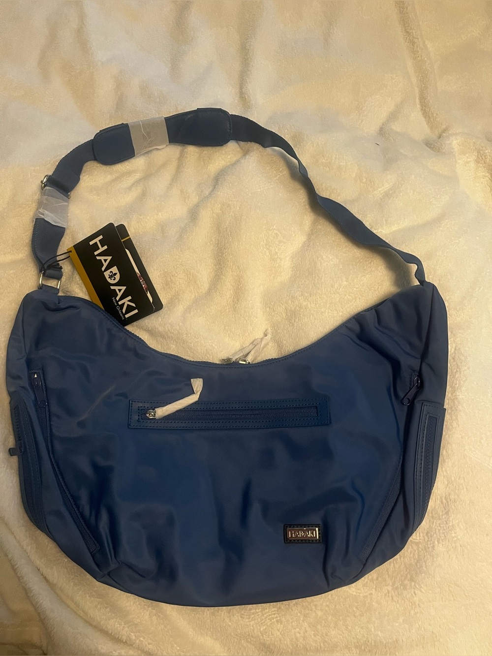 Navy City Hobo Sling Bag
